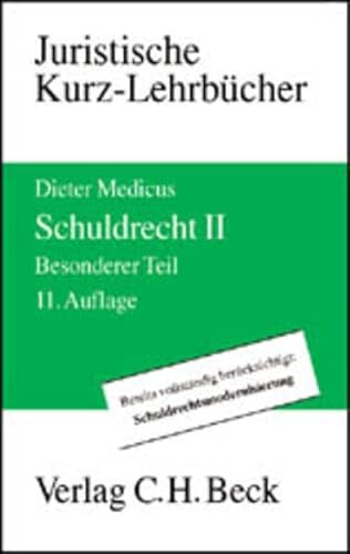 9783406485992: Schuldrecht II. Besonderer Teil (Livre en allemand)