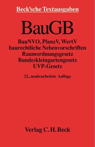 Baugesetzbuch BauGB und Fachplanungsgesetze