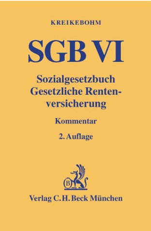 9783406488030: Sozialgesetzbuch: Gesetzliche Rentenversicherung - SGB VI, Rechtsstand: 20020101