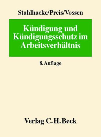 Stock image for Kndigung und Kndigungsschutz im Arbeitsverhltnis for sale by medimops