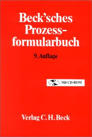 Stock image for Beck sches Prozessformularbuch for sale by Arbeitskreis Recycling e.V.