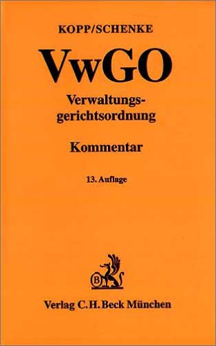 9783406498763: Verwaltungsgerichtsordnung ( VwGO).