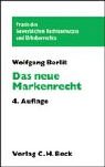 9783406503832: Das neue Markenrecht.