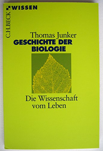 Beispielbild fr Geschichte der Biologie. zum Verkauf von Nietzsche-Buchhandlung OHG