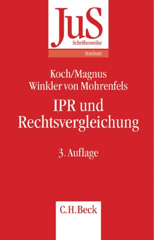 Beispielbild fr IPR und Rechtsvergleichung zum Verkauf von medimops