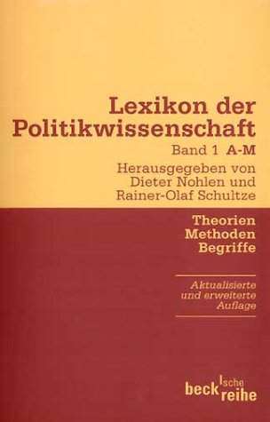 9783406511264: Lexikon der Politikwissenschaft 1. A - M.