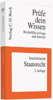 Stock image for Staatsrecht. Rechtsflle in Frage und Antwort for sale by medimops