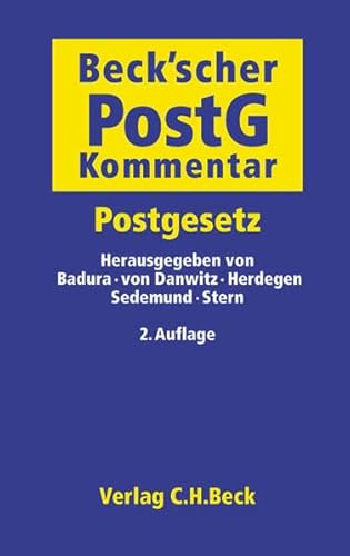 Beckscher PostG - Kommentar: Postgesetz (9783406513855) by Unknown Author