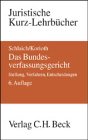 Beispielbild fr Das Bundesverfassungsgericht : Stellung, Verfahren, Entscheidungen zum Verkauf von Buchpark