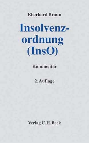 Stock image for Insolvenzordnung ( InsO). Kommentar for sale by medimops