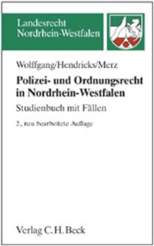Imagen de archivo de Polizei- und Ordnungsrecht in Nordrhein-Westfalen: Studienbuch mit Fllen a la venta por medimops