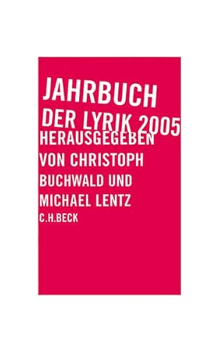 Stock image for Jahrbuch der Lyrik 2005 for sale by medimops