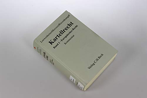 Kartellrecht: Kommentar (2 Bände KOMPLETT) - Bd.1: Europäisches Recht/ Bd.2: GWB. hrsg. von Ulrich Loewenheim . Bd. 1 und 2 bearb. von. Ablasser-Neuhuber . - Loewenheim, Ulrich, Karl M. Meessen und Alexander Riesenkampff