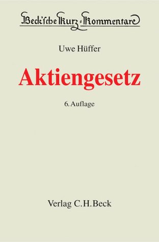 Beispielbild fr Aktiengesetz zum Verkauf von getbooks GmbH