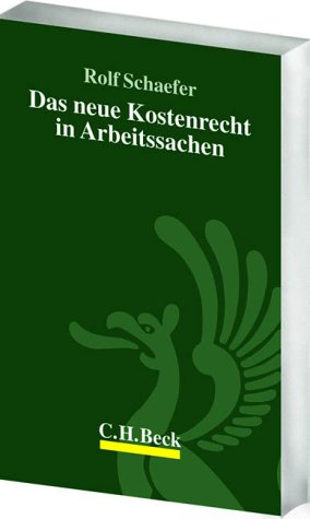Stock image for Das neue Kostenrecht in Arbeitssachen for sale by medimops