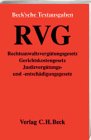 Beispielbild fr Rechtsanwaltsvergtungsgesetz : RVG. Gerichtskostengesetz : Textausgabe mit Einfhrung, -Synopse und Sachverzeichnis. zum Verkauf von Versandantiquariat Manuel Weiner