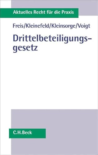 Drittelbeteiligungsgesetz. (9783406525094) by Simon Greenall