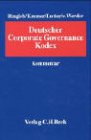 9783406530555: Kommentar zum Deutschen Corporate Governance Kodex: Kodex-Kommentar