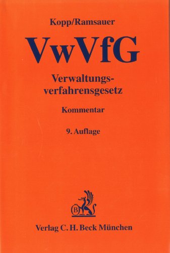 9783406535680: Verwaltungsverfahrensgesetz (VwVfG), Kommentar