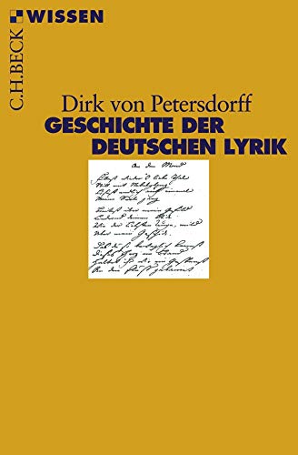 9783406536342: Geschichte der deutschen Lyrik: 2434