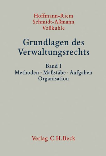Grundlagen des Verwaltungsrechts 1 (9783406539121) by Unknown Author
