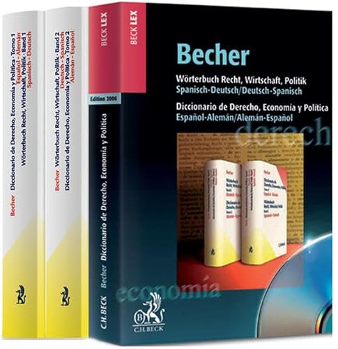 9783406539268: Wrterbuch Recht, Wirtschaft, Politik. Diccionario de Derecho, Economia y Politica. 2 Bnde und CD-ROM