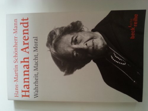 Beispielbild fr Hannah Arendt: Wahrheit, Macht, Moral zum Verkauf von medimops