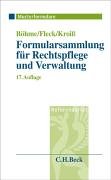 Beispielbild fr Formularsammlung fr Rechtspflege und Verwaltung: Rechtsstand: 20051001 zum Verkauf von Studibuch
