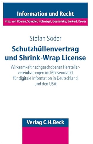 Imagen de archivo de Schutzhllenvertrag und shrink-wrap-license. a la venta por Antiquariat  Werner Haschtmann
