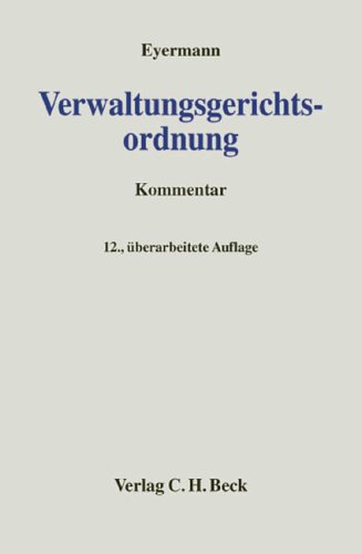 Stock image for Verwaltungsgerichtsordnung : Kommentar for sale by Buchpark