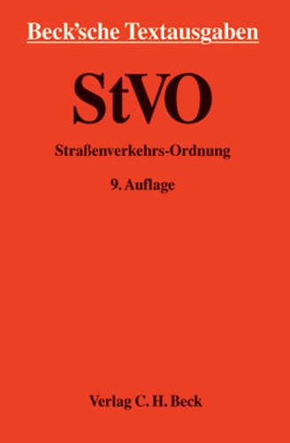 Beispielbild fr Straenverkehrs-Ordnung StVO. Textausgabe mit ausfhrlichem Sachverzeichnis zum Verkauf von medimops