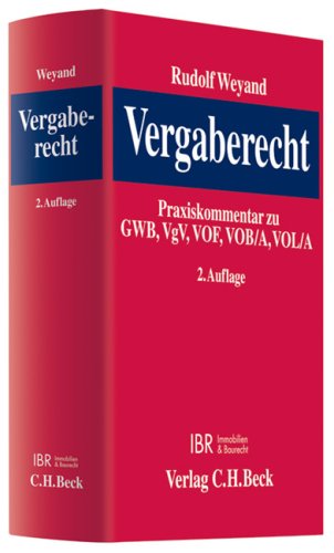 Stock image for Praxiskommentar Vergaberecht Zu GWB, VgV, VOB/A, VOL/A, VOF for sale by Buchpark