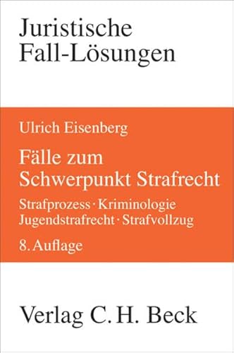 Stock image for Flle zum Schwerpunkt Strafrecht: Strafprozess, Kriminologie, Jugendstrafrecht, Strafvollzug for sale by medimops