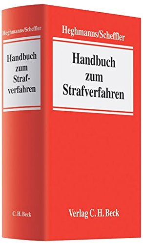 9783406561573: Handbuch zum Strafverfahren: Rechtsstand: 1. Oktober 2007