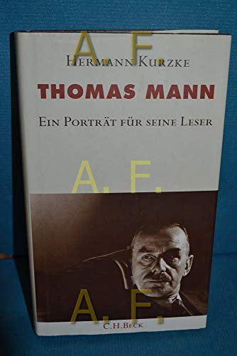 Imagen de archivo de Thomas Mann a la venta por Ammareal