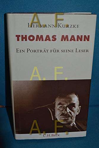 Stock image for Thomas Mann for sale by Ammareal