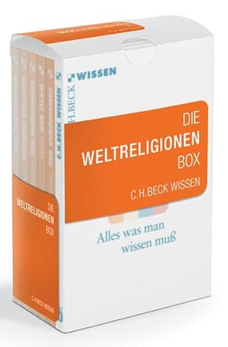 Stock image for Die Weltreligionen Box: Enthlt: 2070 Nowak, Das Christentum; 2367 Schmidt-Glintzer, Der Buddhismus; 2158 v. Stietencron, Der Hinduismus; 2145 Halm, Der Islam; 2003 Stemberger, Jdische Religion for sale by medimops