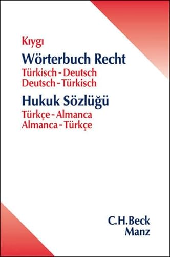 9783406566738: Wrterbuch Recht Trkisch-Deutsch / Deutsch-Trkisch