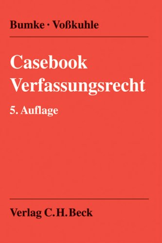 Beispielbild fr Casebook Verfassungsrecht zum Verkauf von medimops