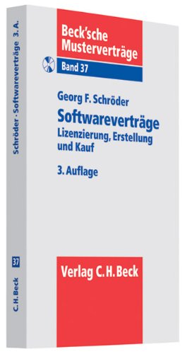 Stock image for Softwarevertrge: Lizenzierung, Erstellung und Kauf for sale by medimops