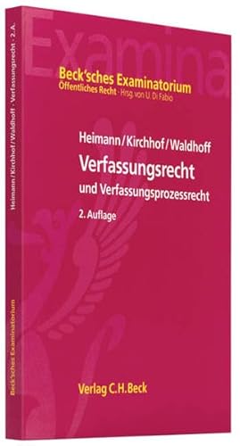 Imagen de archivo de Verfassungsrecht und Verfassungsprozessrecht a la venta por medimops