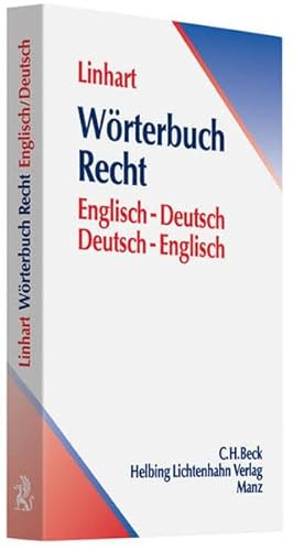 Wörterbuch Recht Englisch-Deutsch / Deutsch-Englisch - Linhart, Karin