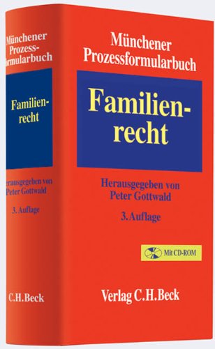 Beispielbild fr Mnchener Prozessformularbuch 3. Familienrecht: Bd. 1 zum Verkauf von medimops