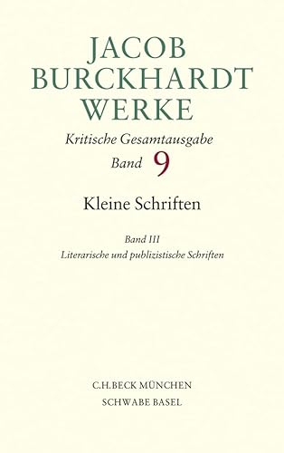 9783406577499: Kleine Schriften 3: Bd. 9