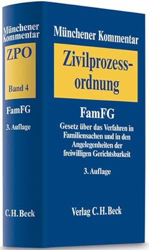 MÃ¼nchener Kommentar zur Zivilprozessordnung Bd. 4: FamFG (9783406577666) by Unknown Author