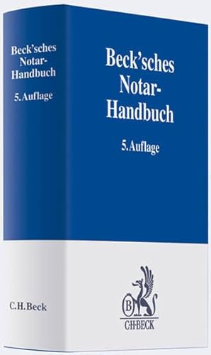 Stock image for Becksches Notar-Handbuch for sale by medimops