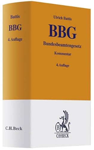 Beispielbild fr Bundesbeamtengesetz: Rechtsstand: 1. Januar 2009 zum Verkauf von medimops