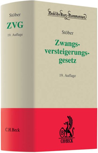 Zwangsversteigerungsgesetz - Kurt Stöber
