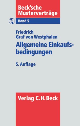 9783406589850: Allgemeine Einkaufsbedingungen nach neuem Recht: Rechtsstand: 1. Januar 2009