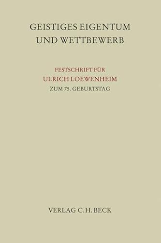 Stock image for zum 75. Geburtstag. Schutz von Kreativitt und Wettbewerb. Hrsg. v. Reto M. Hilty, Josef Drexl u. Wilhelm Nordemann. for sale by Antiquariat + Verlag Klaus Breinlich